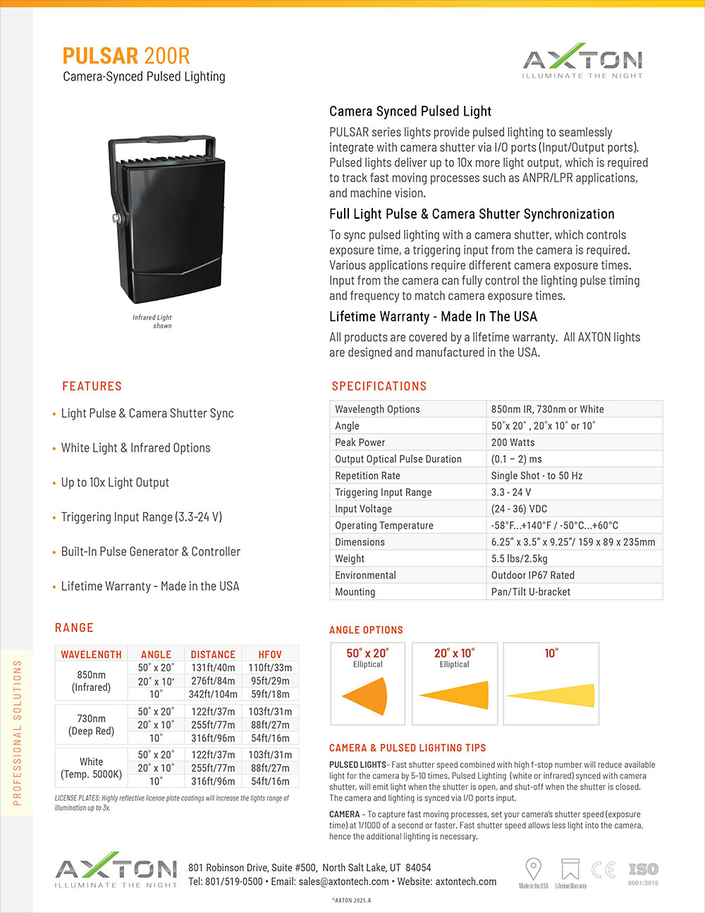 Pulsar_200R Datasheet